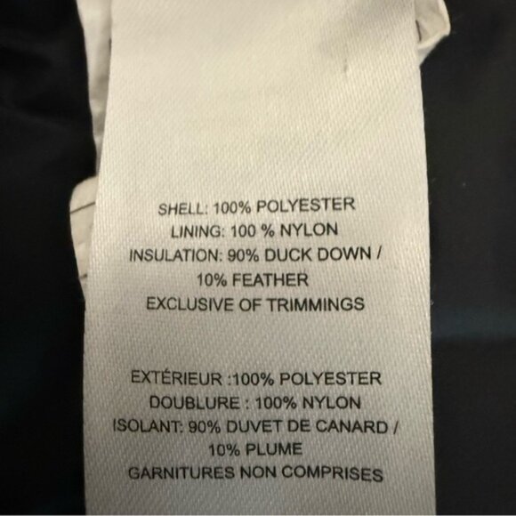 Lolë Gray Duck Down/Feather Quilted Lightweight Hooded Puffer Jacket Coat  L - Picture 9 of 9